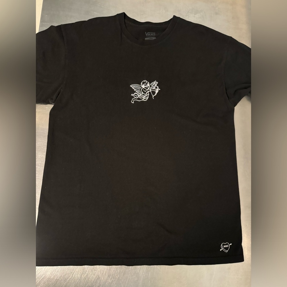 Vans - rare valentine cherub limited edition embroidered tshirt
